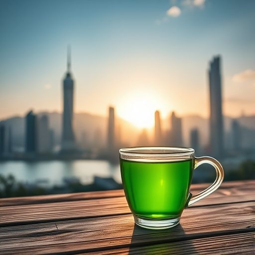 深圳嫩茶与城市风光