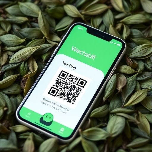 微信二维码与茶叶