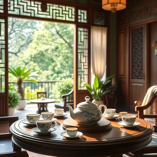 广州茶肆内景