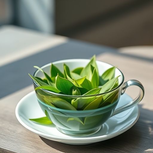 高端嫩茶特写