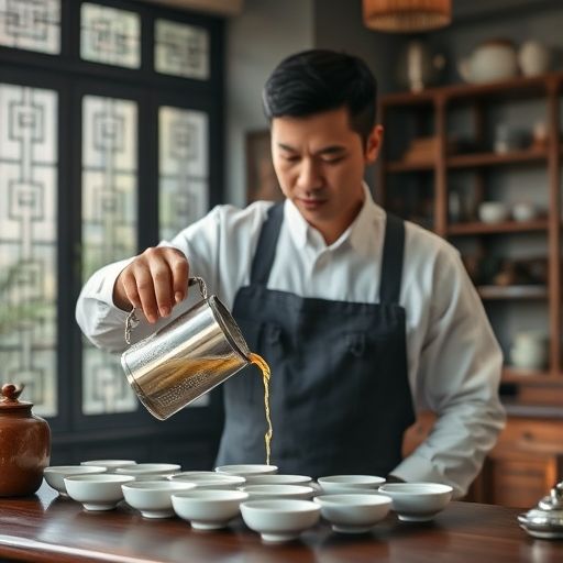 茶艺师泡茶场景