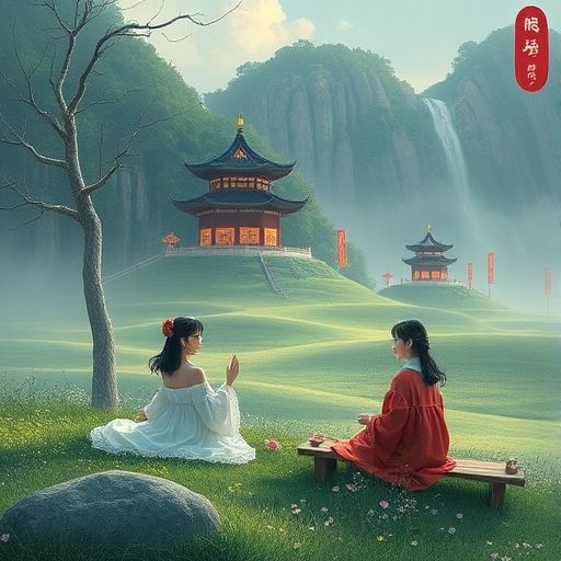 学员们第一次尝试泡茶，画面充满欢乐