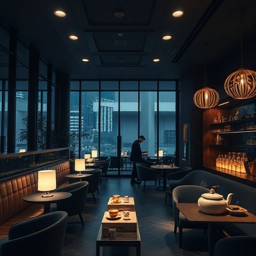 广州高端茶室夜景