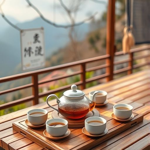 白云山脚下的露台茶肆