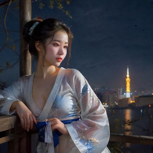 广州夜景展现都市繁华