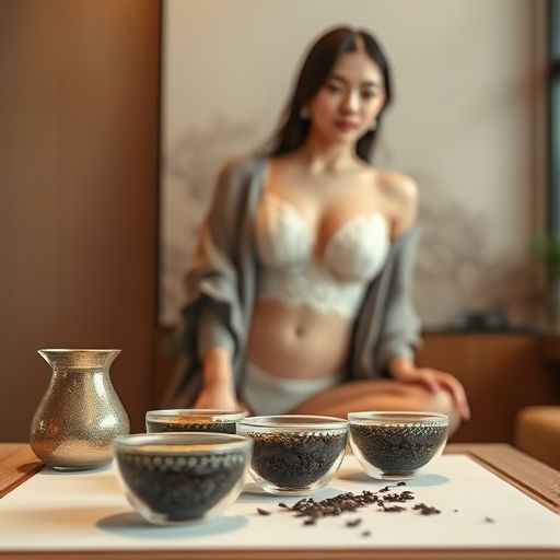 茶艺课程的茶单展示，画面简约清爽