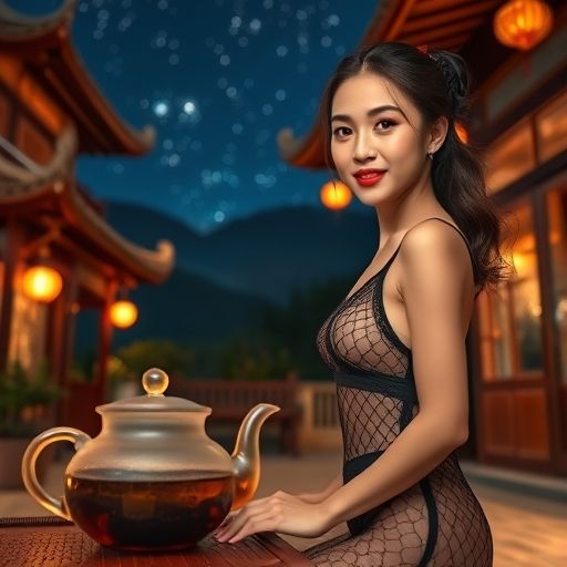 坪山夜晚喝茶