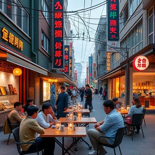 龙华街头嫩茶时光