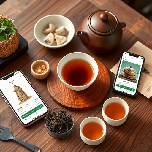 高端茶具与智能点单