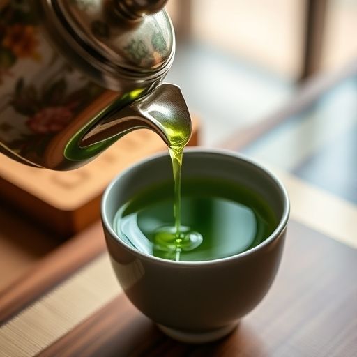 高端绿茶冲泡场景