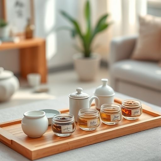 高端茶具与茶叶展示