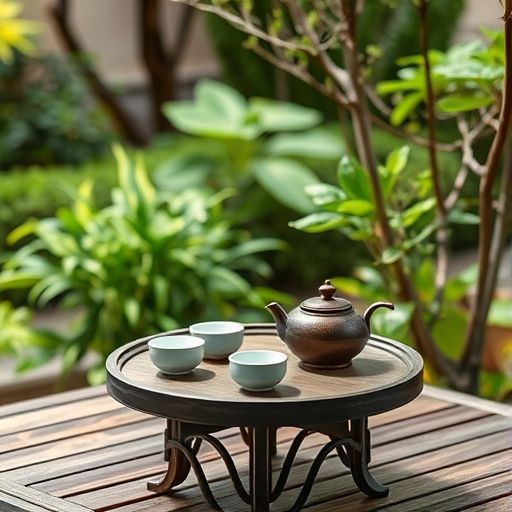 户外品茶场景
