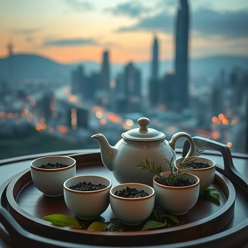 深圳茶文化与城市风光