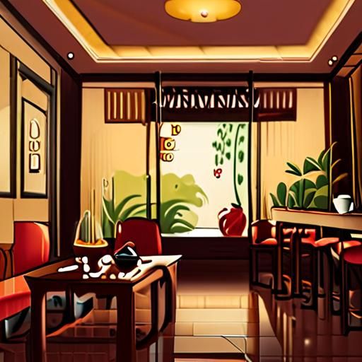 广州喝茶工作室内部