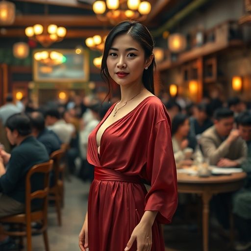 茶会现场的欢乐场景