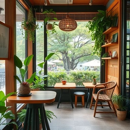 天河公园旁茶肆