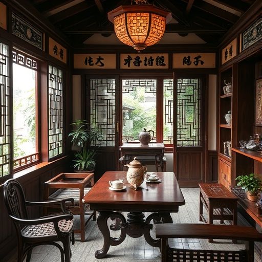 广州茶肆传统装饰