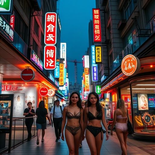 广州夜生活场景