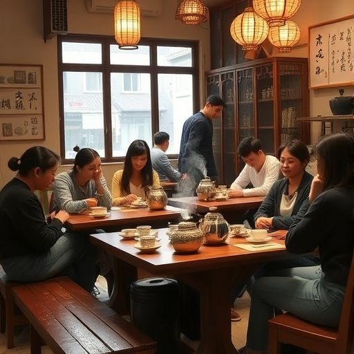 深圳茶肆一景