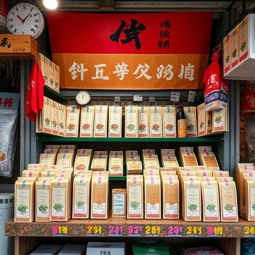 深圳社区茶叶摊