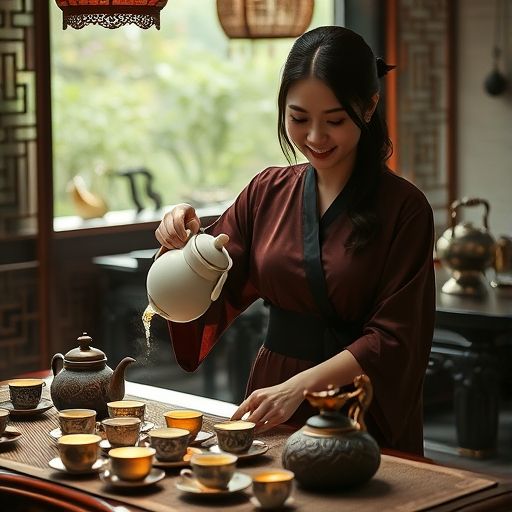 茶艺师表演