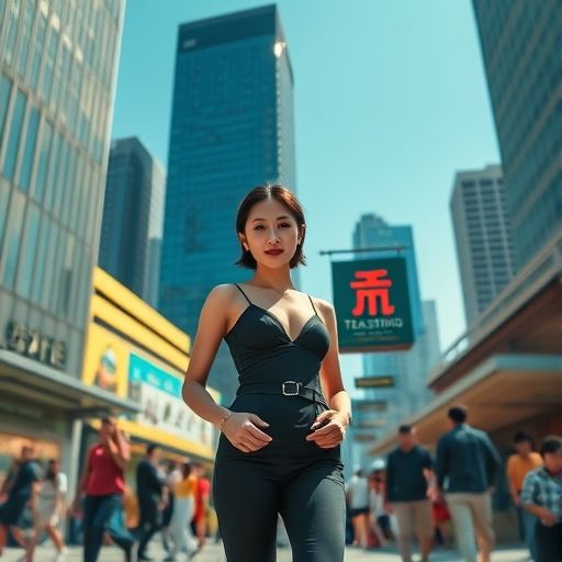 广州天河区街景与喝茶工作室招牌