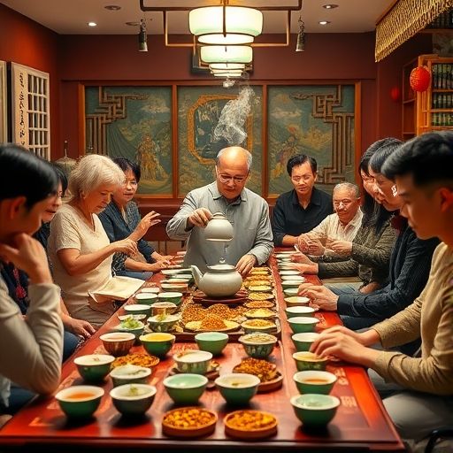 广州茶艺课堂教学场景