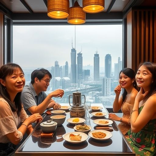 朋友聚会喝茶