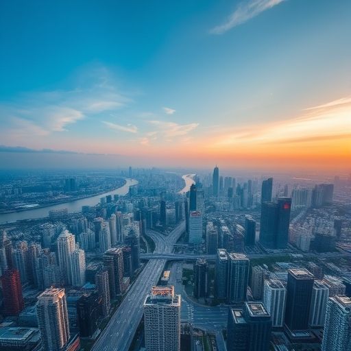 广州中圈与外围区域航拍图