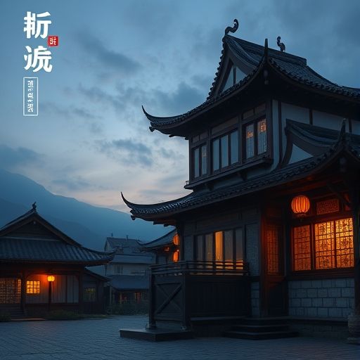 优雅的茶室外观