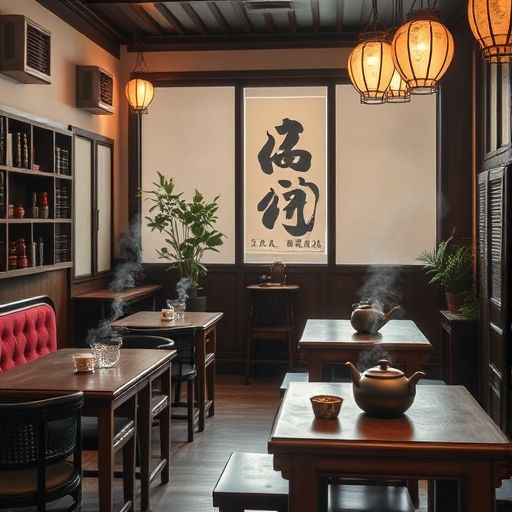 广州茶肆场景