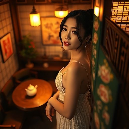 广州隐藏茶社温馨场景
