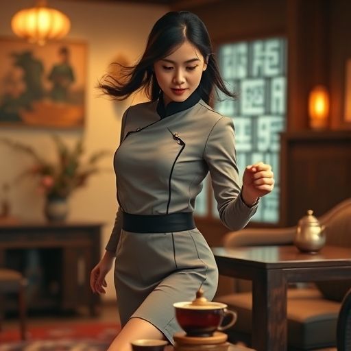 泡茶短视频吸引眼球