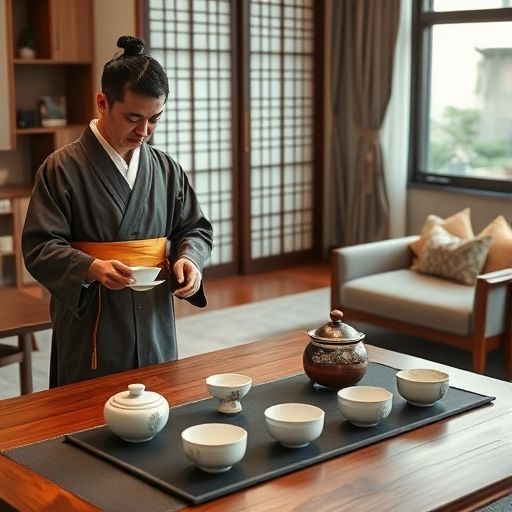 茶艺师上门服务场景
