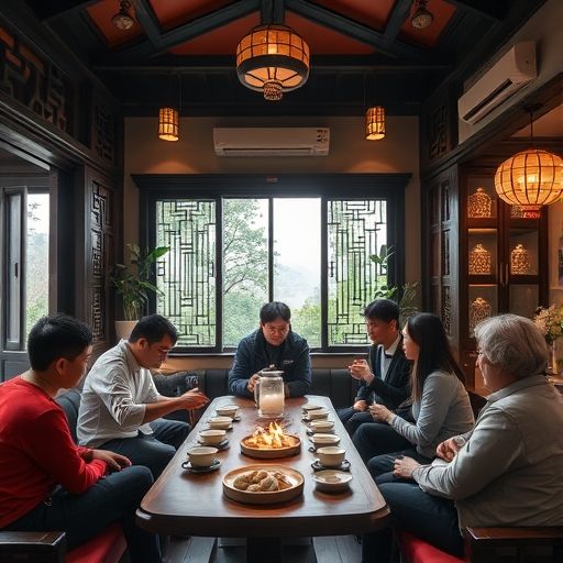 广州茶肆场景