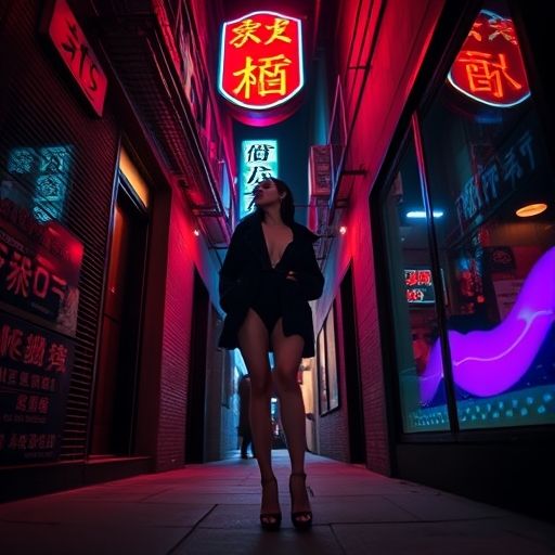 广州夜间休闲氛围示意图
