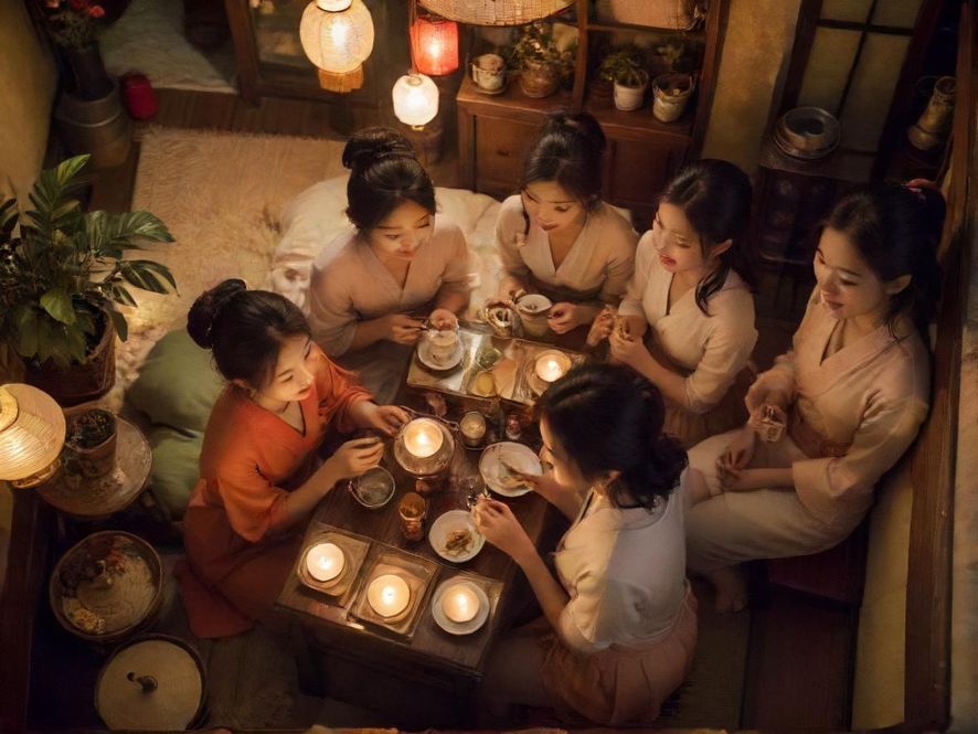 深圳茶室放松一角