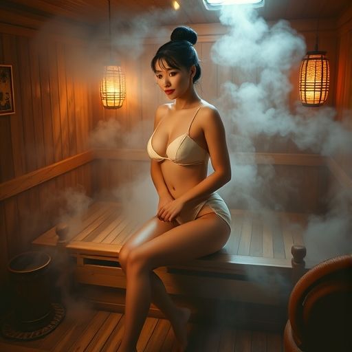 广州桑拿会所汗蒸区域实景