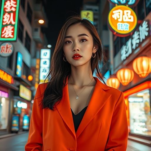张家口夜晚的休闲娱乐区一瞥