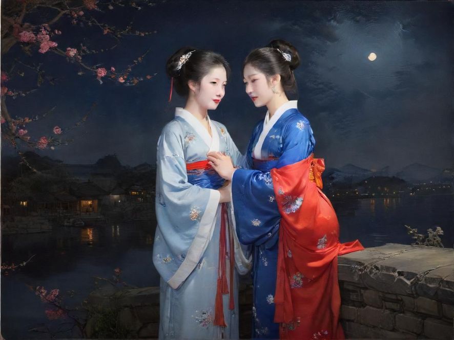 广州繁华的夜景，霓虹灯闪烁，展现都市活力