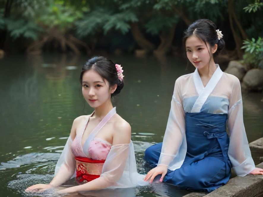 广州一家豪华水疗中心的内部，俯视视角展现其宽敞与雅致