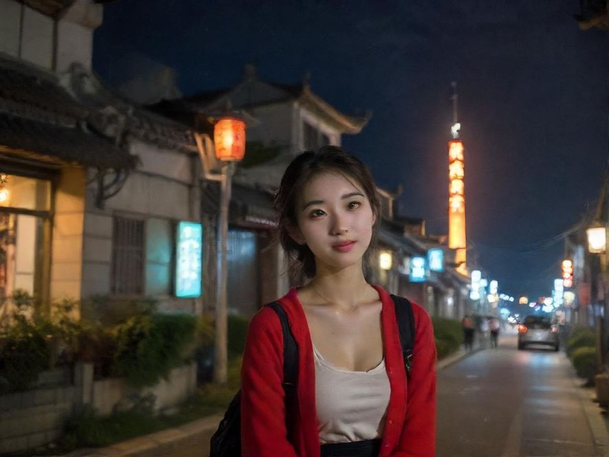 繁华都市夜景