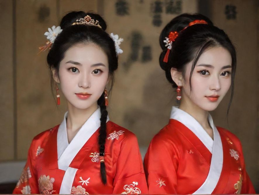 优雅女性微笑特写