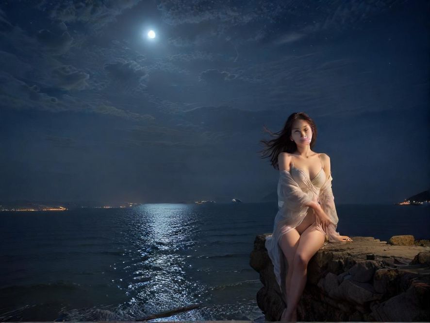 上海老弄堂里的夜晚景象