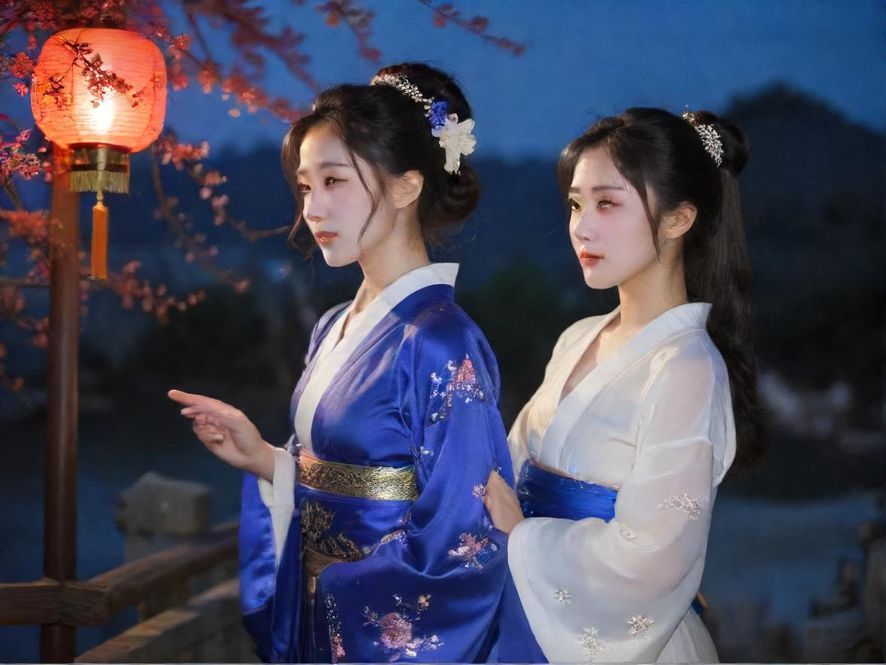 神秘的夜场入口走廊