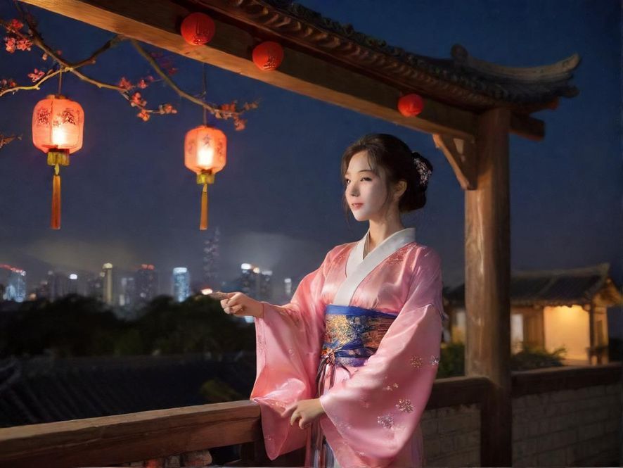 张家口夜场会所的迷人夜景