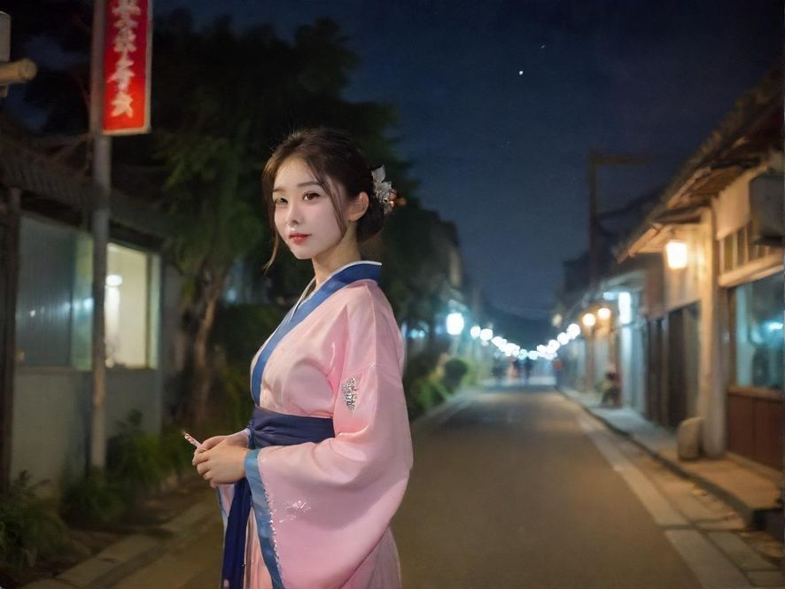 广州夜市街景
