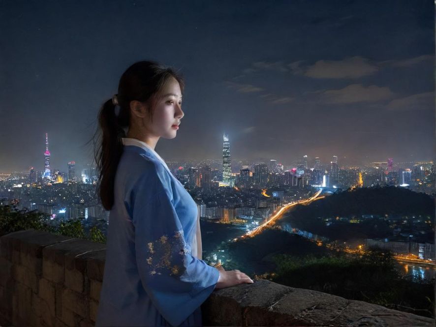 夜场桑拿会所霓虹夜景外景
