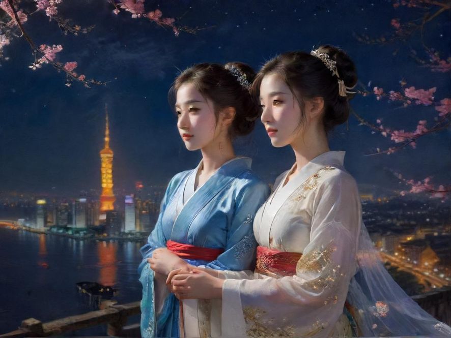 广佛城市夜景
