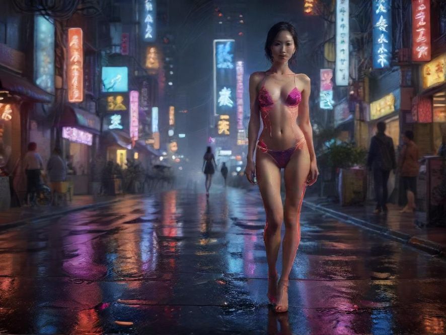 都市夜景下的探索